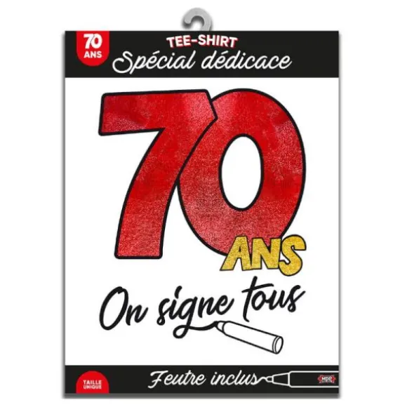 Tee-Shirt " On signe tous " - Taille Unique - Age au choix