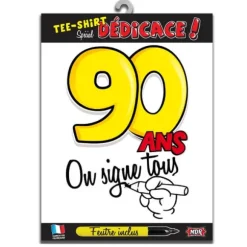 Tee-Shirt " On signe tous " - Taille Unique - Age au choix