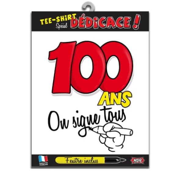 Tee-Shirt " On signe tous " - Taille Unique - Age au choix