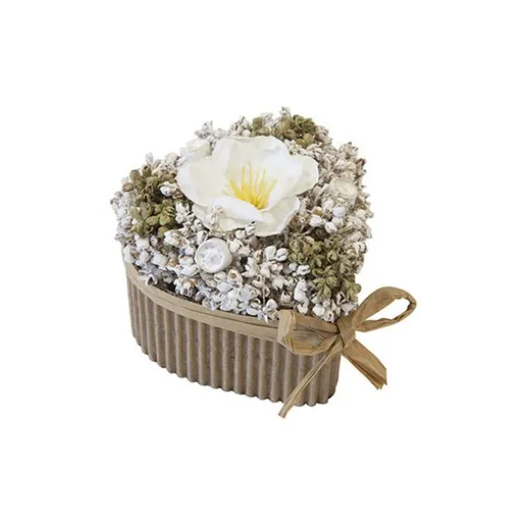 Tige de petites fleurs séchées - Couleur au choix