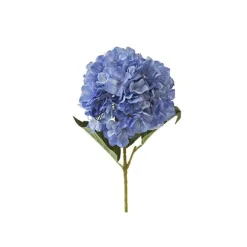 Tige d'hortensia bleu - 73 cm