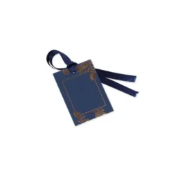 Étiquette Fougère Bleu Marine x 10