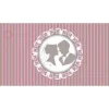 10 Étiquettes Porte-Noms - Mariés Vintage - Rose