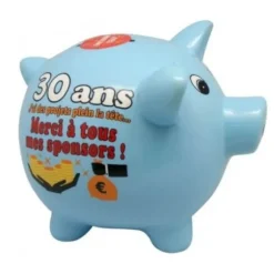 Tirelire Cochon Anniversaire - 30 Ans