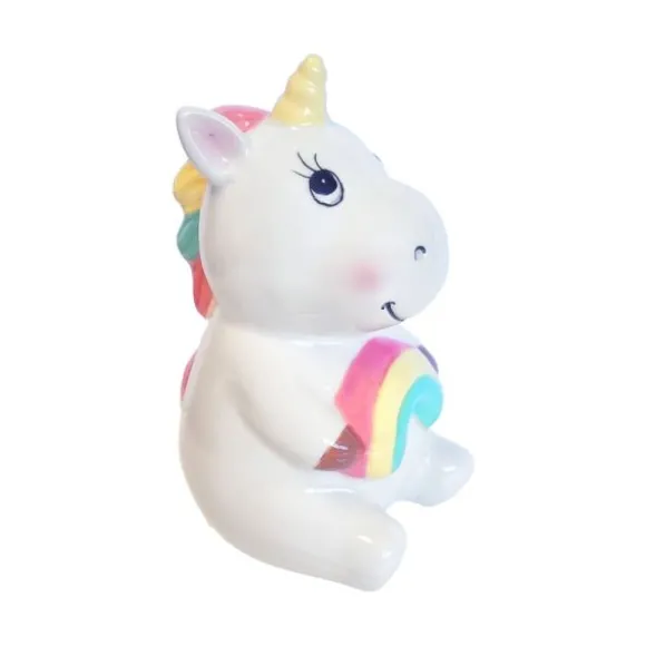Tirelire en céramique pour enfant - Licorne