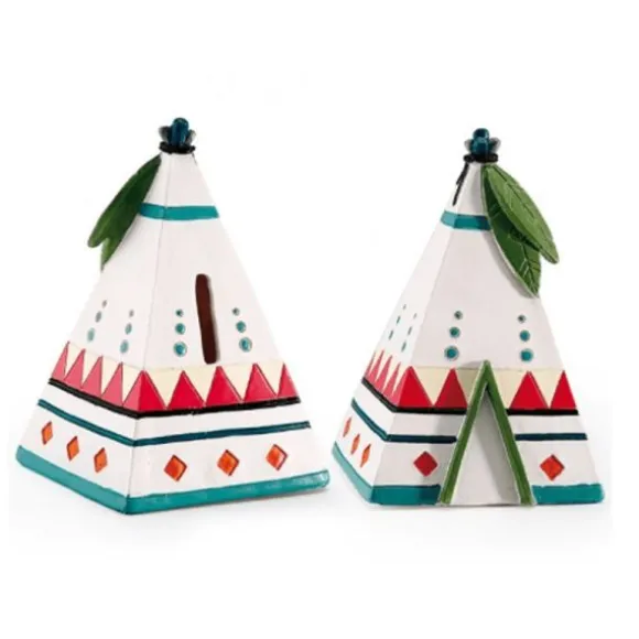 Tirelire - Tipi - Les Copains des Bois