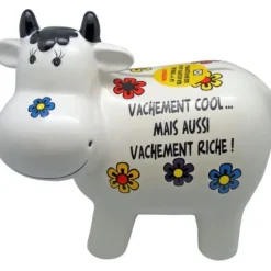 Tirelire XXL - Vache - Blanc
