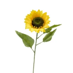 Tournesol artificiel en fleur - 75 cm