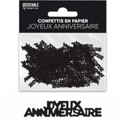 Trio de formes de confettis de table en papier - Couleur au choix