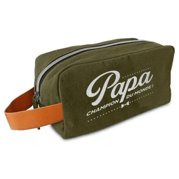 Trousse de Toilette " Papa Champion du monde "