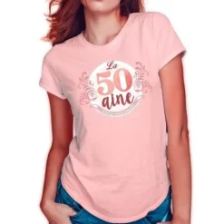 T-shirt à dédicacer Anniversaire - Femme - Age au Choix