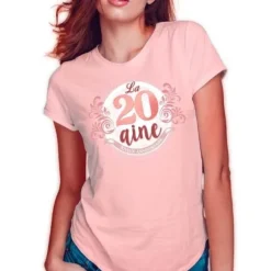 T-shirt à dédicacer Anniversaire - Femme - Age au Choix