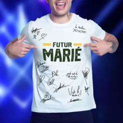 T-Shirt à dédicacer "Futur Marié" - Collection Mission Enterrement de vie de garçon