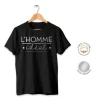 T-Shirt pour homme " L'homme idéal " - Taille au Choix
