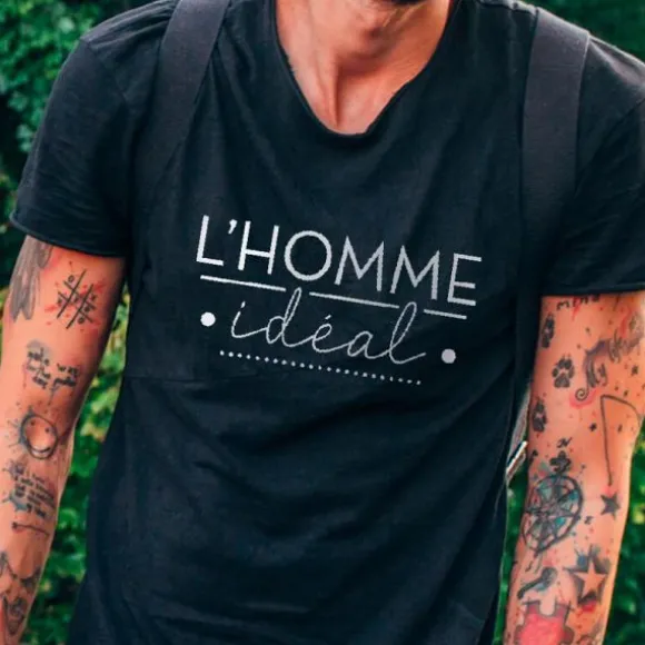 T-Shirt pour homme " L'homme idéal " - Taille au Choix