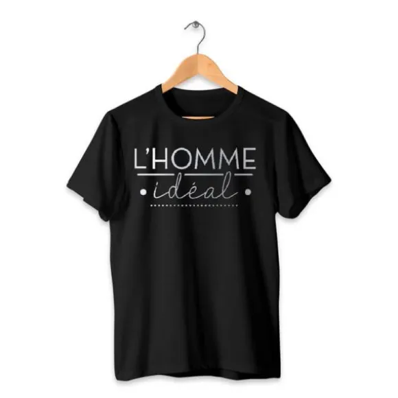 T-Shirt pour homme " L'homme idéal " - Taille au Choix