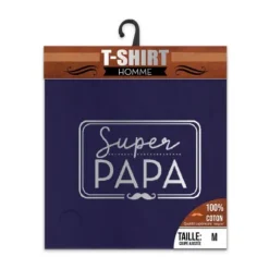 T-shirt pour homme " Super Papa " - Taille au Choix