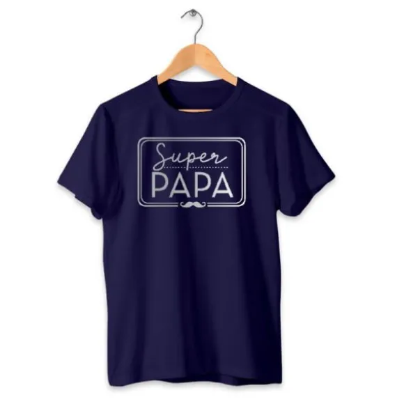 T-shirt pour homme " Super Papa " - Taille au Choix