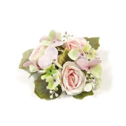 Tête d'hortensia blanche - 27 cm