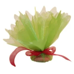 Tulle Cristal Découpé Anis