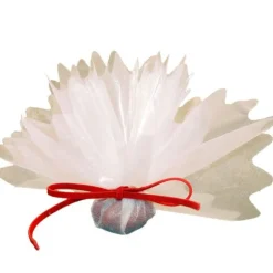 Tulle Cristal Découpé Blanc