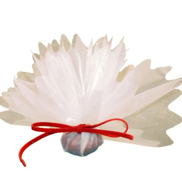 Tulle Cristal Découpé Blanc