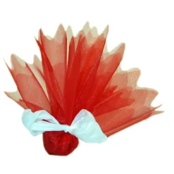 Tulle Cristal Découpé Bordeaux
