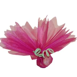 Tulle Cristal Découpé Fuchsia