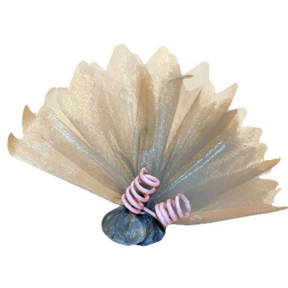 Tulle Cristal Découpé Gris x10