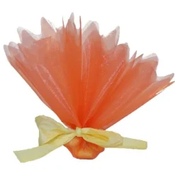 Tulle Cristal Découpé Orange