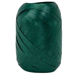 Œuf Bolduc métallisé avec cœurs rouges - 10 mm x 20 m
