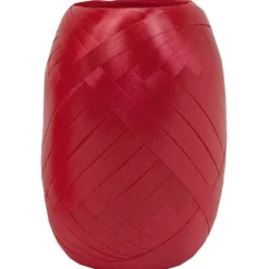Œuf Bolduc métallisé avec cœurs rouges - 10 mm x 20 m