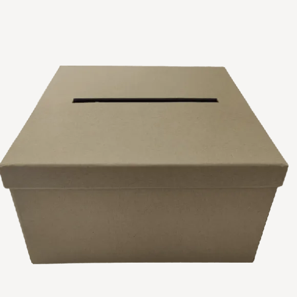 Urne de forme carrée - 22 x 22 x 12 cm - Couleur au choix