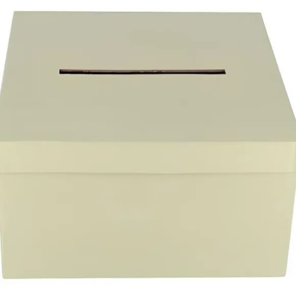 Urne de forme carrée - 25 x 25 x 14 cm - Couleur au choix