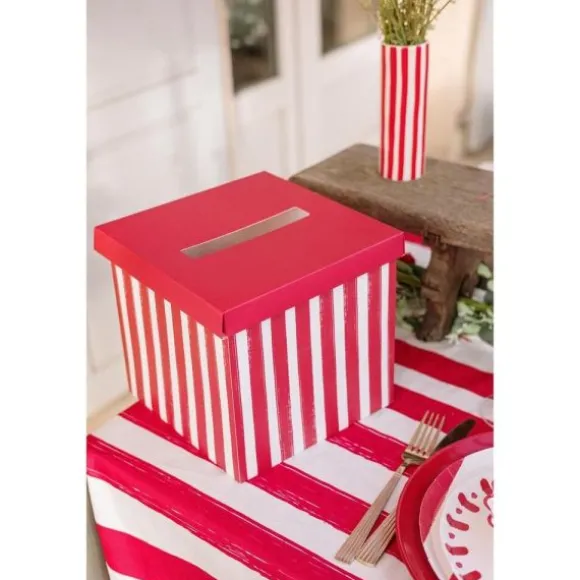 Urne en carton - 20 x 20 cm - Collection Mix & Match - Couleur au choix