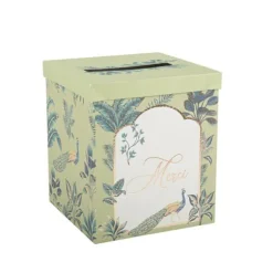 Urne Merci - Collection Tropical Peacock