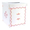 Urne "Merci" en carton - 21 x 21 x 25 cm - Collection Pink Lemonade