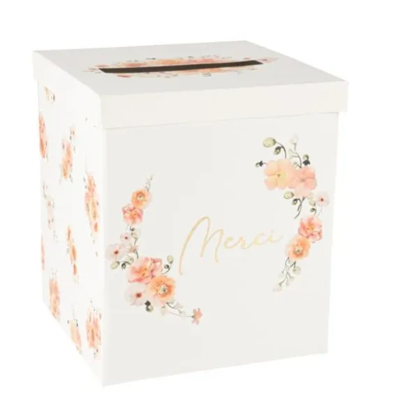 Urne "Merci" FSC® - 21 x 21 x 25 cm - Collection Peachy