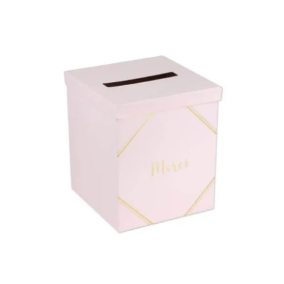 Urne Merci - Rose et Or