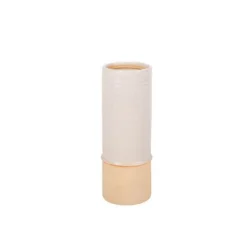 Vase Dune - Beige Chiné et Sable - 6,5 x 19 cm