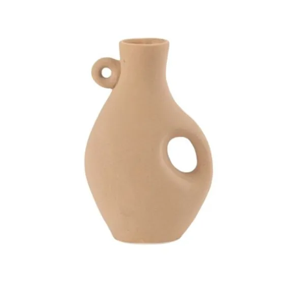 Vase en grès - Atacama - 13 x 8 cm - Couleur Camel