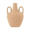 Vase en grès - Sahara - 20 x 14 cm - Couleur Camel