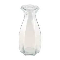 Vase en verre - Corolle - 9,2 x 8,3 x 20 cm - Couleur au choix