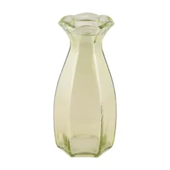 Vase en verre - Corolle - 9,2 x 8,3 x 20 cm - Couleur au choix