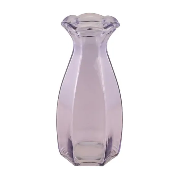 Vase en verre - Corolle - 9,2 x 8,3 x 20 cm - Couleur au choix
