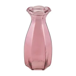 Vase en verre - Corolle - 9,2 x 8,3 x 20 cm - Couleur au choix