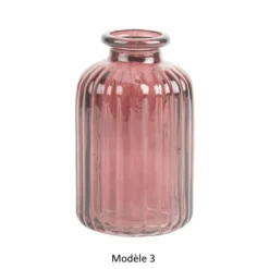 Vase en verre - Giorgia - 6,2 x 10 cm - Couleur au choix
