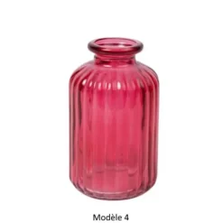 Vase en verre - Giorgia - 6,2 x 10 cm - Couleur au choix