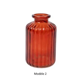 Vase en verre - Giorgia - 6,2 x 10 cm - Couleur au choix