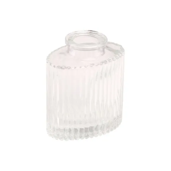 Vase en verre - Hélios - 7 x 4,5 x 8 cm - Couleur au choix